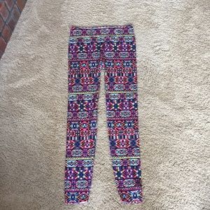 Tribal print leggings